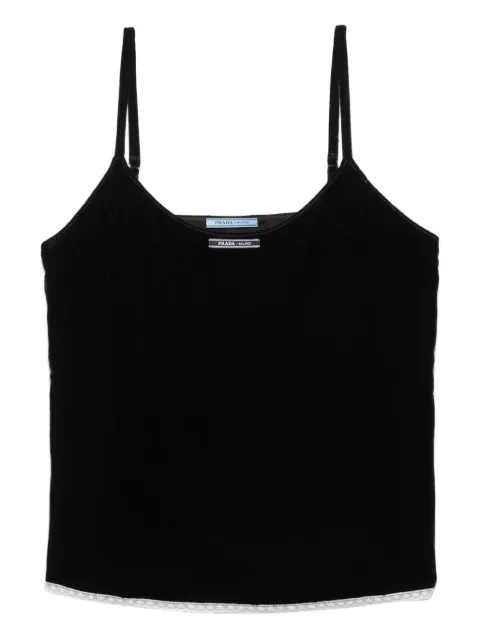 Prada velvet top Black TP6246SOOO178Y