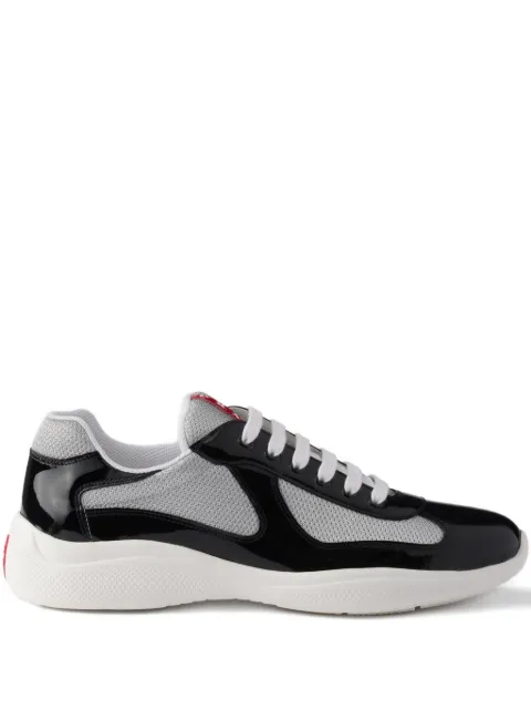 Prada Linea Rossa patent-leather sneakers Black 4E3400FG000ASZ