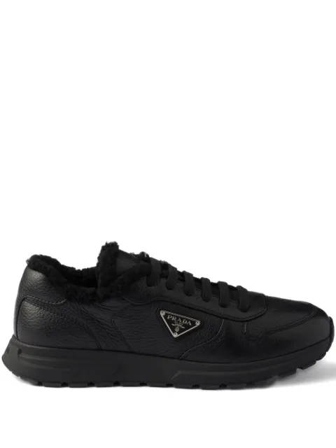Prada Prax leather sneakers Black 2EE443FA000EGM