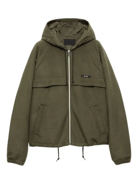 Prada hooded raglan-sleeve jacket Green SGD072SOOO18XO