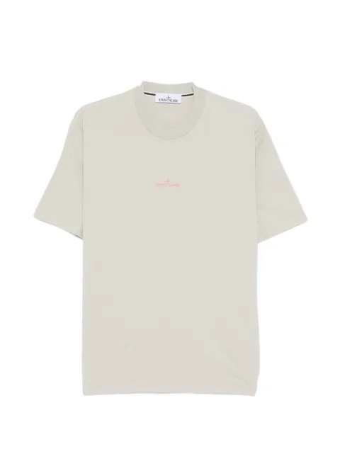 Stone Island 2100001 combed organic cotton jersey T-shirt Grey L1S152100001S0374