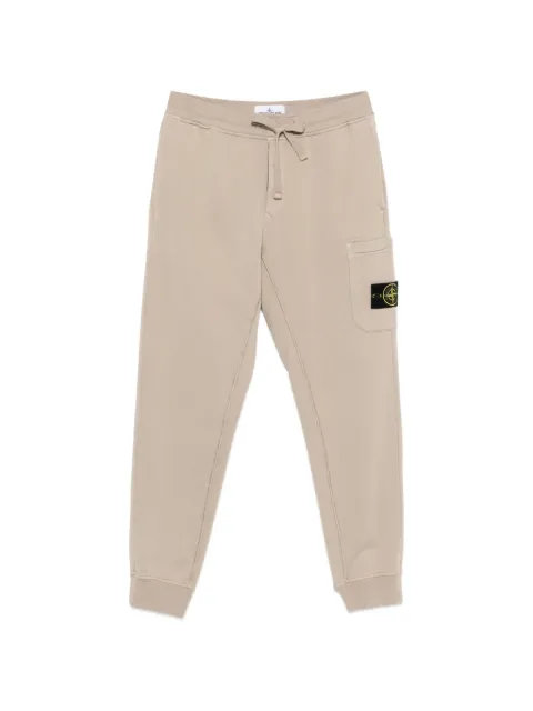Stone Island 6200010 organic cotton fleece sweatpants Neutrals L1S156200010S0051