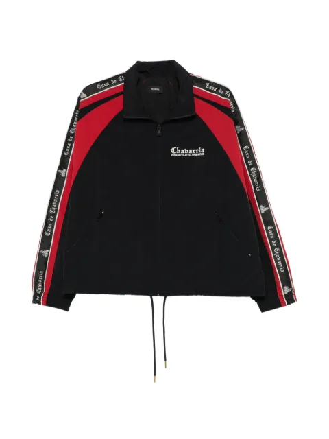 Willy Chavarria logo-tape jacket Black WCJKT0067