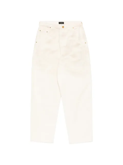Willy Chavarria button-fastening jeans Neutrals WCDNM0011065