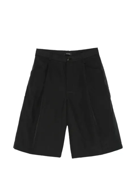 Willy Chavarria Chilango pleated shorts Black WCBTM0073