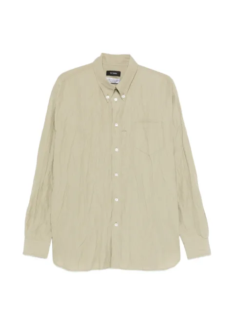 Willy Chavarria textured shirt Green WCSHT0057