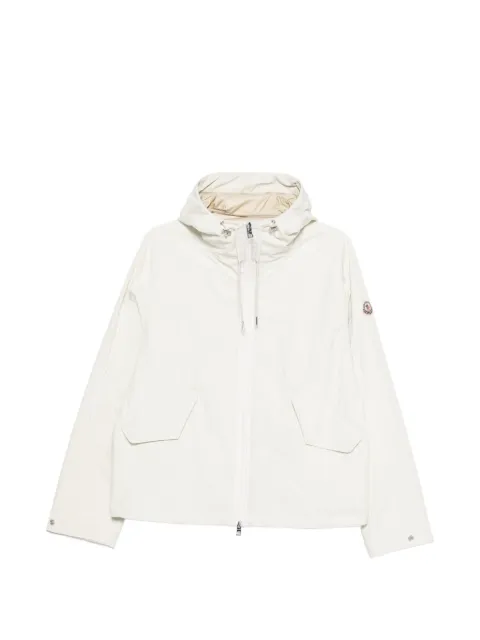 Moncler hooded waterproof jacket White L10911A00085599B2