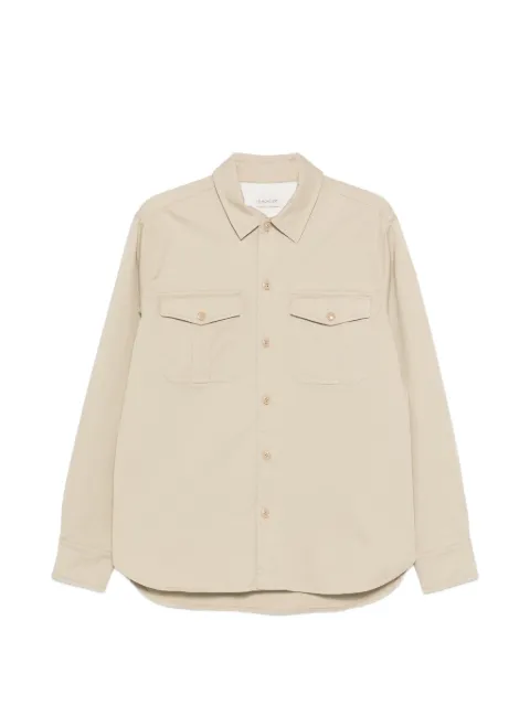 Moncler gabardine pocket overshirt Neutrals L10912F00055598QH