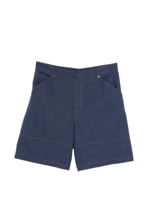 Moncler contrast-stitching cargo shorts Blue L10912B00011599HC