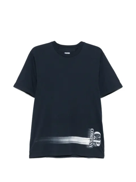 C.P. Company 24/1 jersey short-sleeve bottom logo T-shirt Blue 20CMTS293A005431G