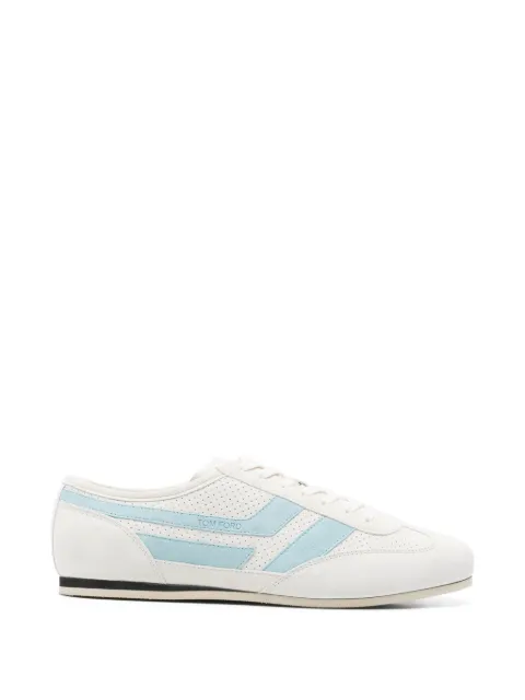 TOM FORD perforated leather sneakers Neutrals J1595ICL128N