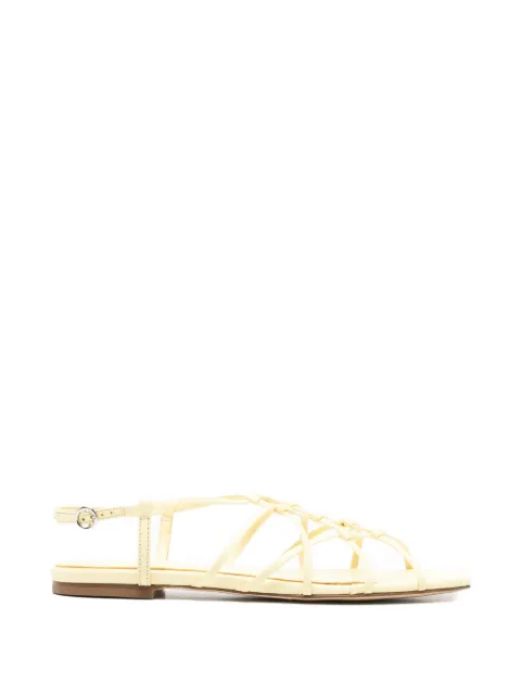 Aeyde Anisa leather sandals Neutrals A11FS0708001239126