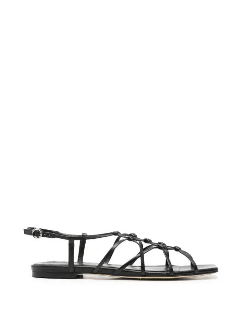 Aeyde Anisa leather sandals Black A11FS0708001001126