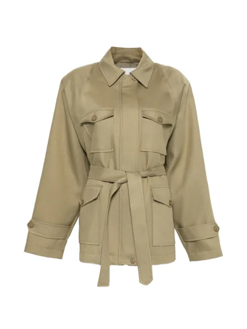 The Frankie Shop Kella padded utility jacket Green JAFS22031430