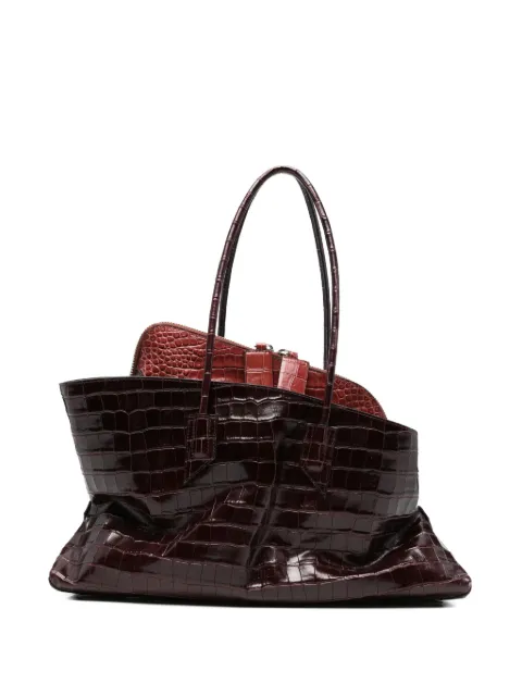 The Attico La Passeggiata medium tote bag Red 260WAH00054LBT155PR