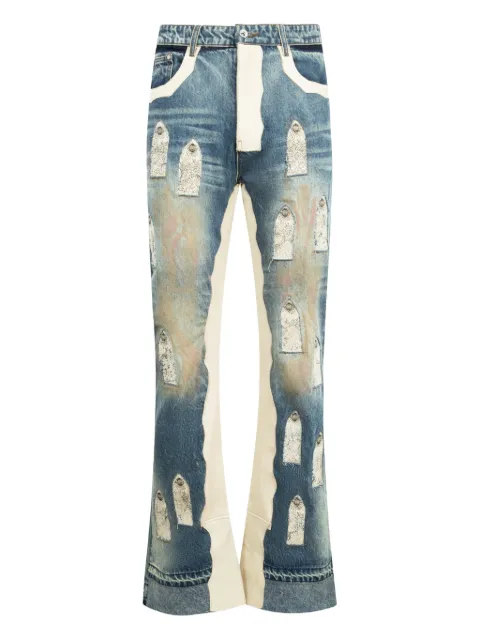 Who Decides War Howdy appliqué jeans Blue 1120860009FW25