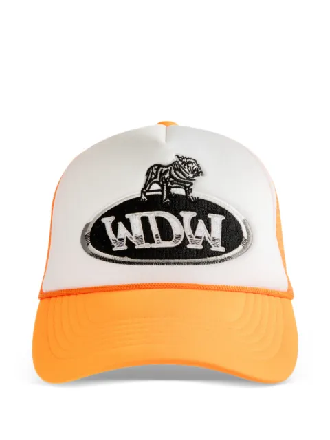 Who Decides War applique baseball cap White 1341460030FW25