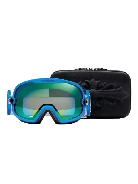 Chrome Hearts Silver Morning ski goggles Blue CHRM0437
