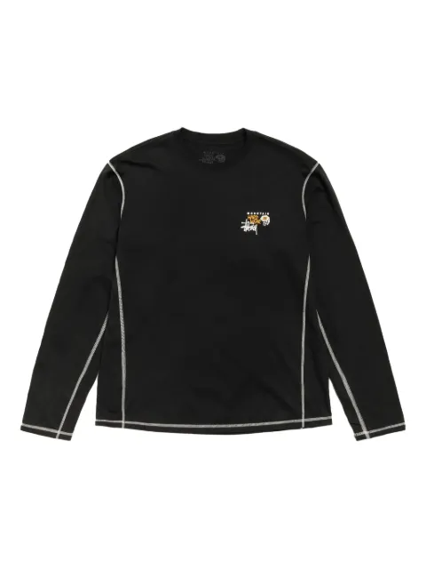 Stüssy x Mountain Hardwear long-sleeve T-shirt Black STUS67