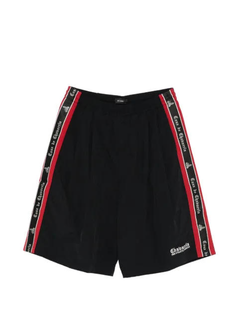 Willy Chavarria logo-embroidered shorts Black WCBTM0082001