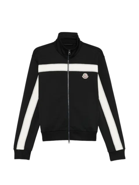 Moncler contrast panel track jacket Black L10918G00037899A1
