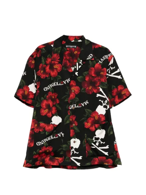 Mastermind Japan skull-print shirt Black MW26SE1SH014400