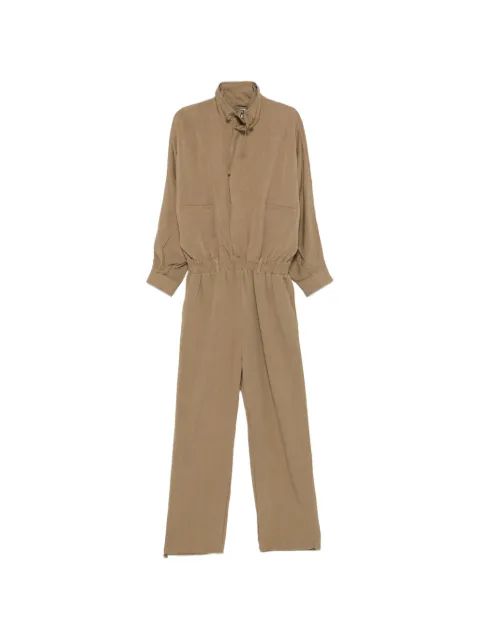 The Frankie Shop Marvin zip-up jumpsuit Neutrals JLFS22103200