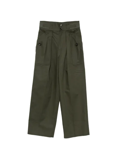 The Frankie Shop Tova cargo pants - deep green Green PAFS218644200103