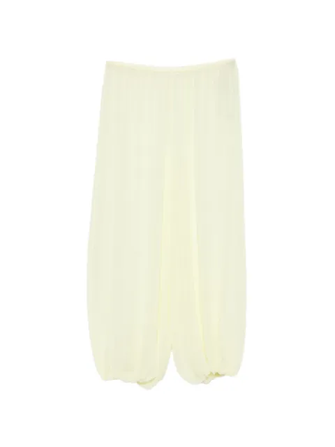 The Frankie Shop Mio sheer balloon pants Yellow PAFS217985050103