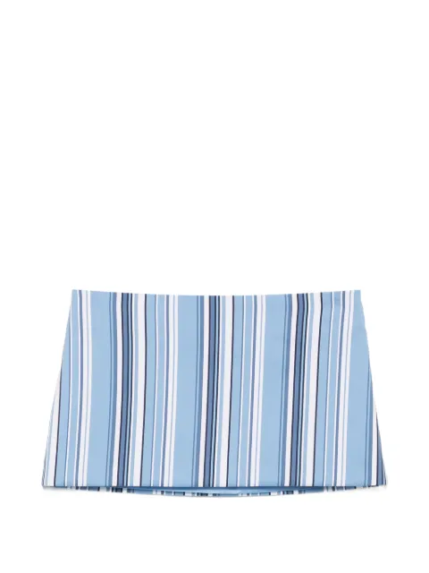 The Frankie Shop Hera striped mini kirt Blue SKFS220338360103