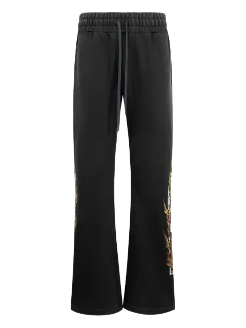 Who Decides War Flame Glass track pants Black 1120820002FW25