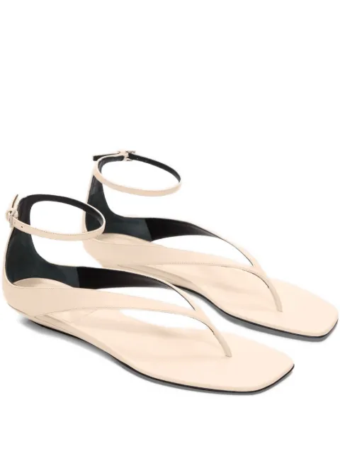 LouLou de Saison T-bar flat sandals Neutrals ZIO