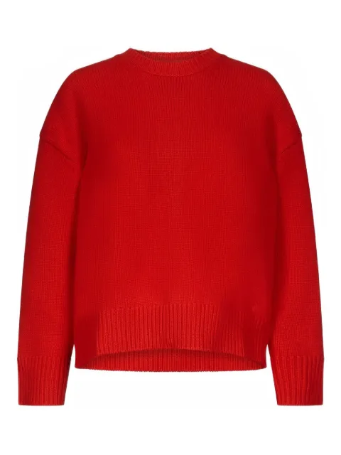 LouLou de Saison Pia drop-shoulder sweater Red PIA
