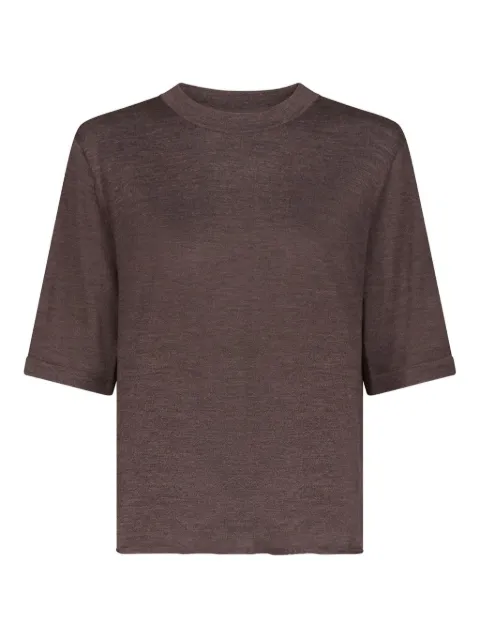LouLou de Saison Nala short-sleeve T-shirt Brown NALA
