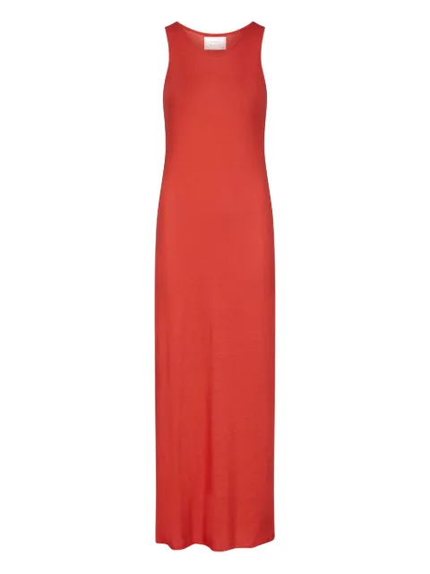 LouLou de Saison MYRON LDS shoulder-straps midi dress Red MYRONLDS