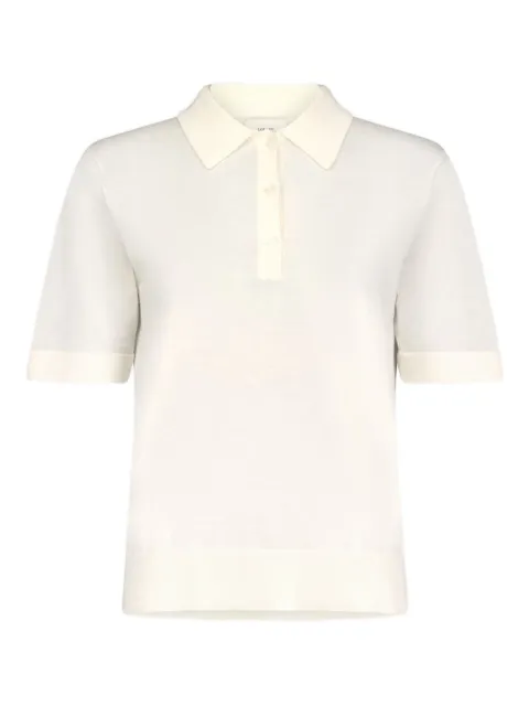 LouLou de Saison Migo ribbed polo shirt Neutrals MIGO