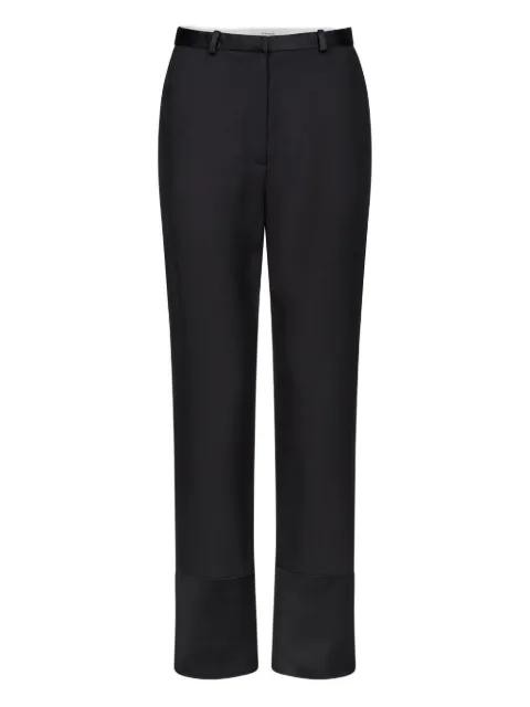 LouLou de Saison Mahoney belt-loops trousers Black MAHONEYBLK