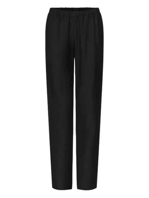 LouLou de Saison Scot elastic-waist trousers Black SCOTBLK