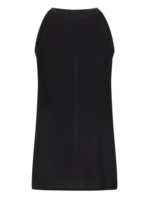 LouLou de Saison Ohana knitted sleeveless top Black OHANA