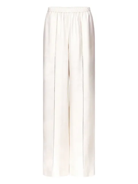 LouLou de Saison LARS lace-stitch trousers Neutrals LARS