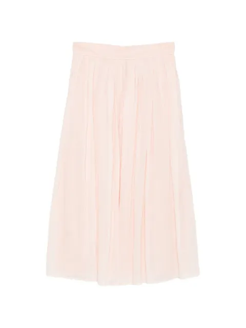 Chloé pleated midi skirt Pink CHC23SJU13016