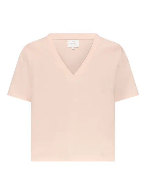 LouLou de Saison Faaa Lds V-neck T-shirt Pink FAAALDS