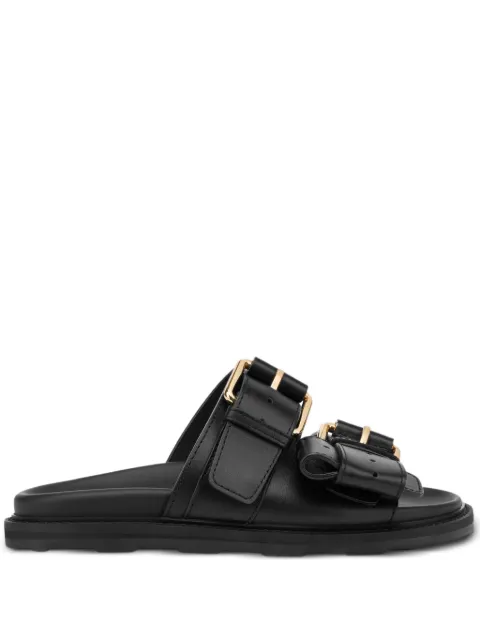 Moschino calf sandals Black MA28153G1OMF0