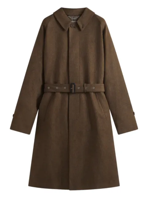 Mackintosh Roxburgh wool riding coat Brown OC1338KHAKOCP6337
