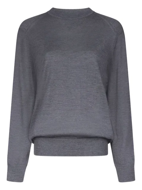 LouLou de Saison fluid ribbed sweater Grey DITTO