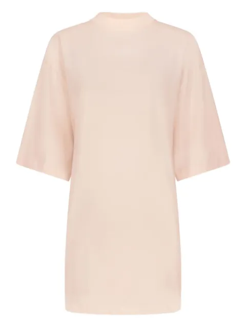 LouLou de Saison Ayaz Lds crew neck mini dress Neutrals AYAZLDS