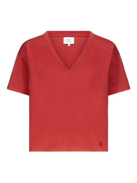 LouLou de Saison Faaa Lds V-neck T-shirt Red FAAALDS