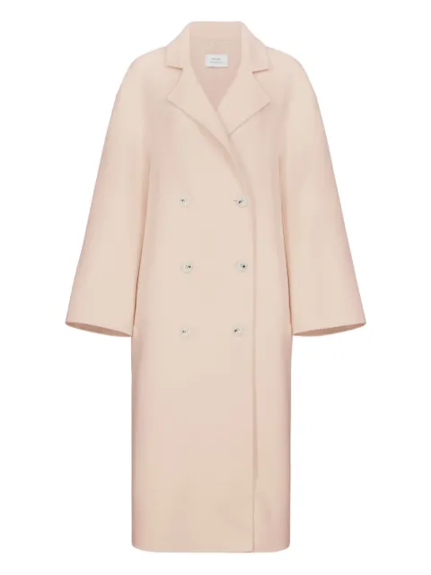 LouLou de Saison Borneo Lds double-breasted coat Pink BORNEOLDS