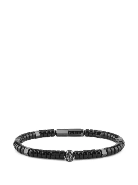 Philipp Plein Plein Beads skull-motif bracelet Black PAFAMGC0077PXV001N