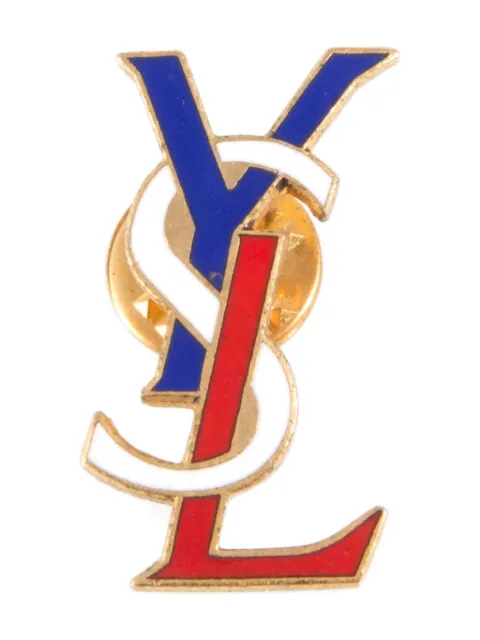 Saint Laurent Pre-Owned 1990s Cassandre pin Gold 15016226